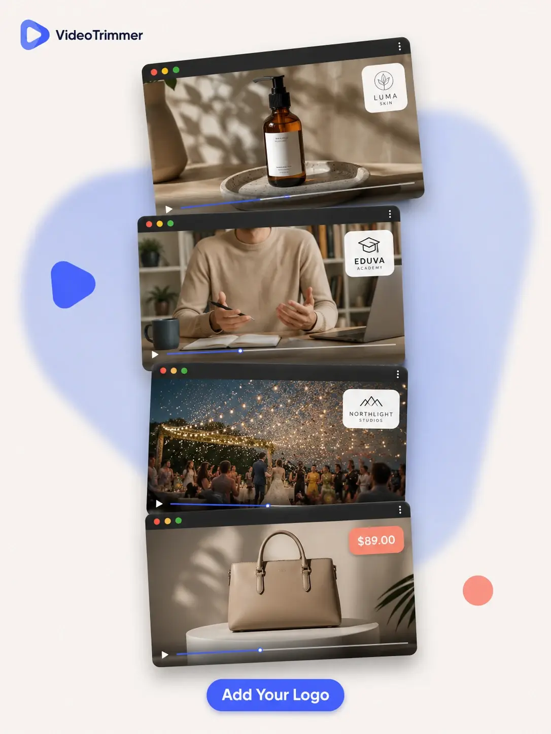 Image overlay tool used for branding, watermarks, and product photos on video