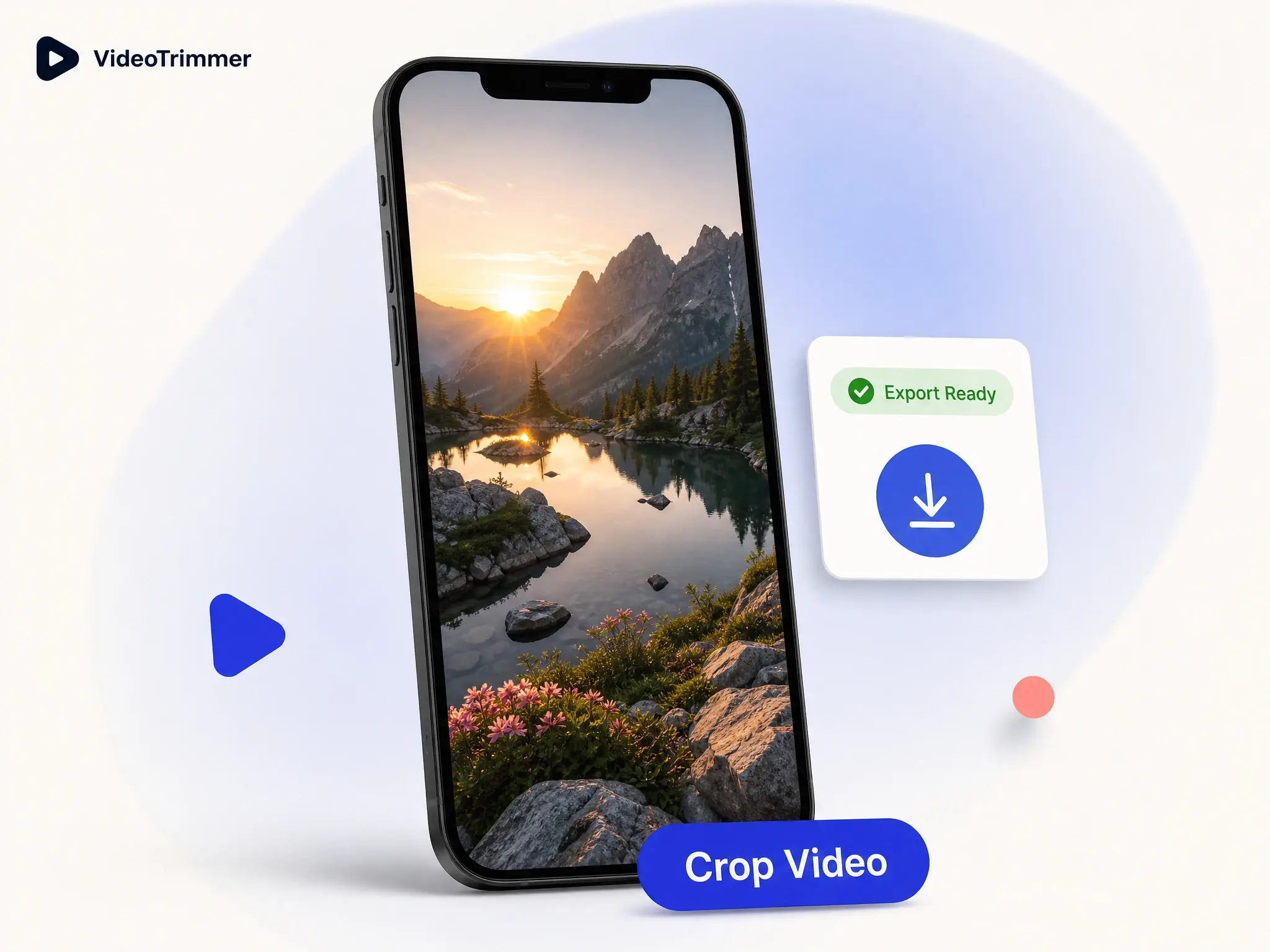 Crop video online tool ready to export a reframed clip